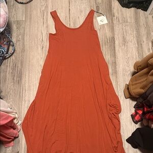 Ava & Viv Terracotta Maxi Dress